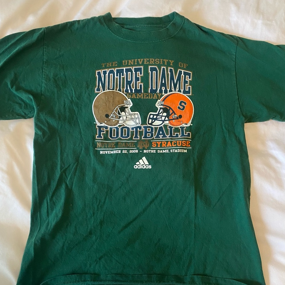 Notre Dame Oversized Football Tee